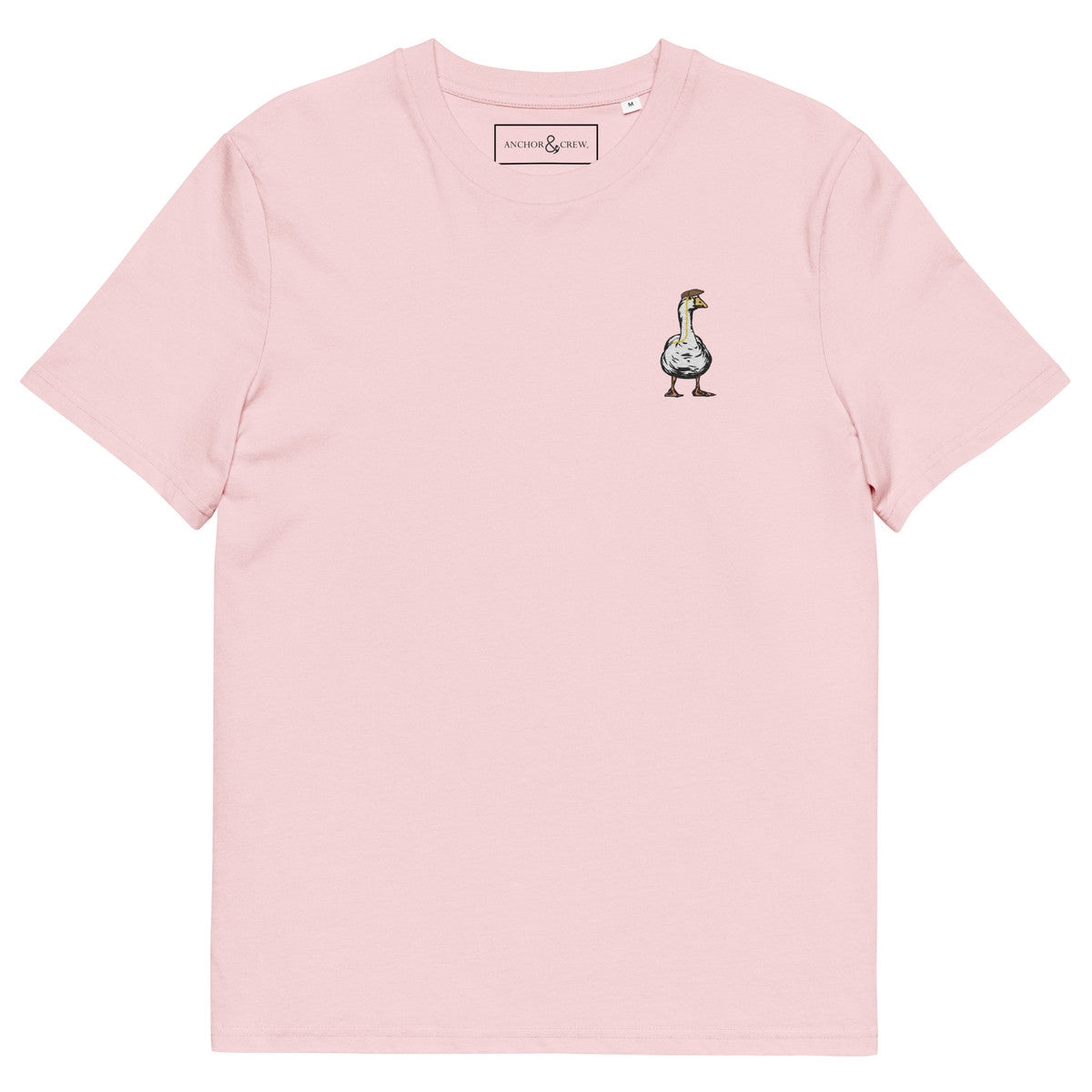 ANCHOR & CREW Dapper Duck Actual Life Organic Cotton Embroidered T-Shirt