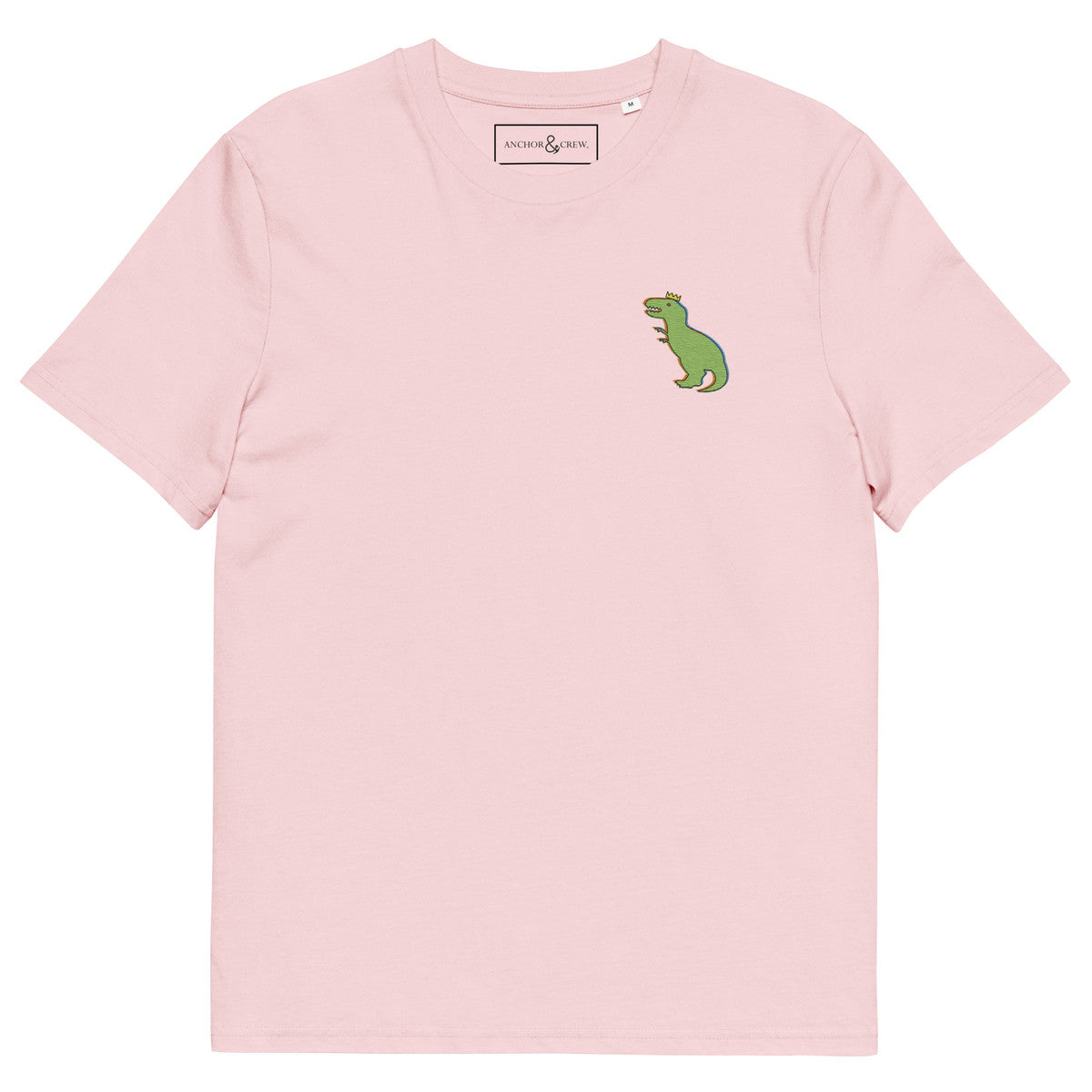 ANCHOR & CREW T-Rex Snap Dancin' In The Wild Organic Cotton Embroidered T-Shirt