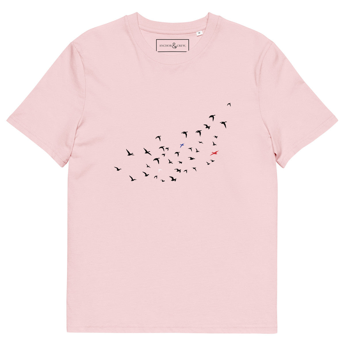 ANCHOR & CREW Birds Wheres William Going? Organic Cotton T-Shirt