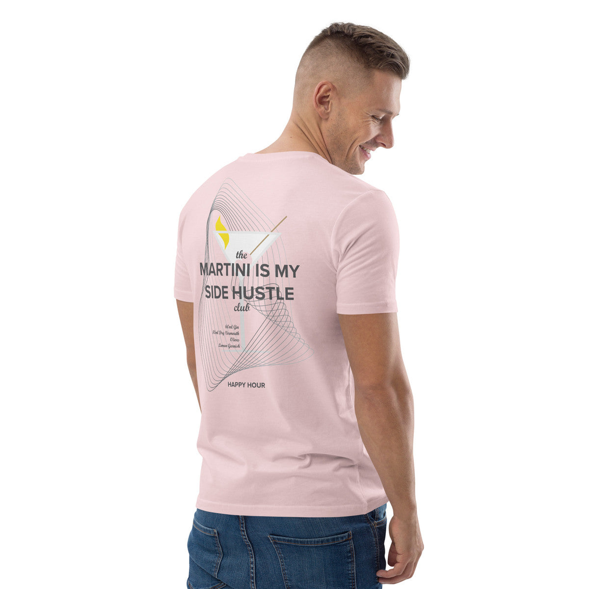 ANCHOR & CREW Martini Is My Side Hustle Club Organic Cotton T-Shirt