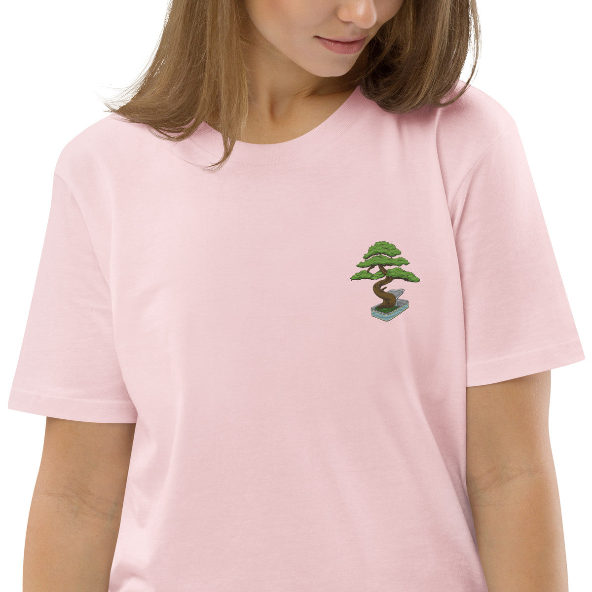 ANCHOR & CREW Bonsai Garden Dystopia Organic Cotton Embroidered T-Shirt