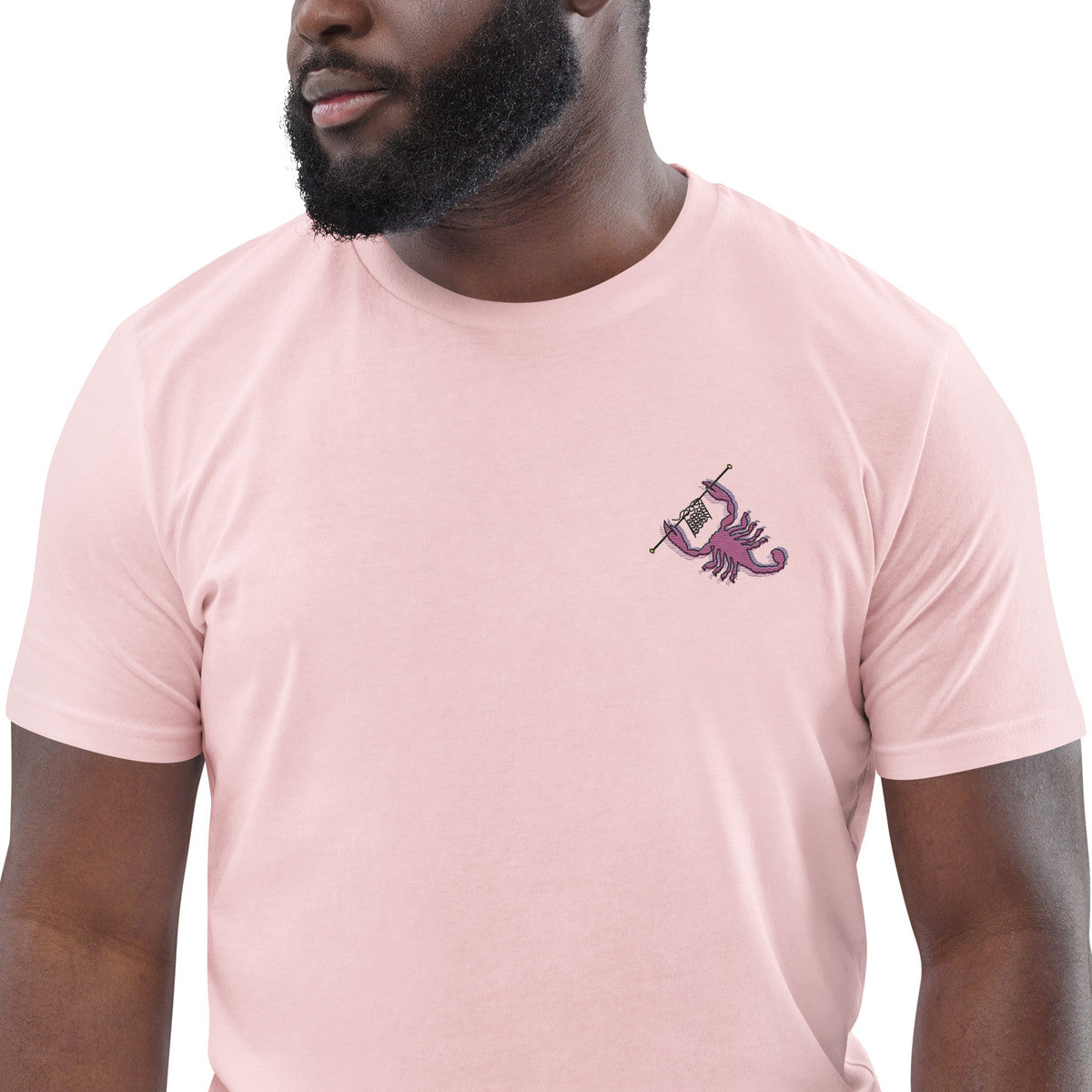 ANCHOR & CREW Scorpion Knitter In The Wild Organic Cotton Embroidered T-Shirt