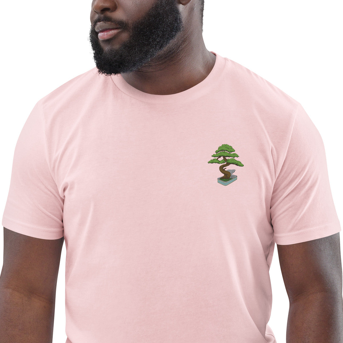 ANCHOR & CREW Bonsai Garden Dystopia Organic Cotton Embroidered T-Shirt