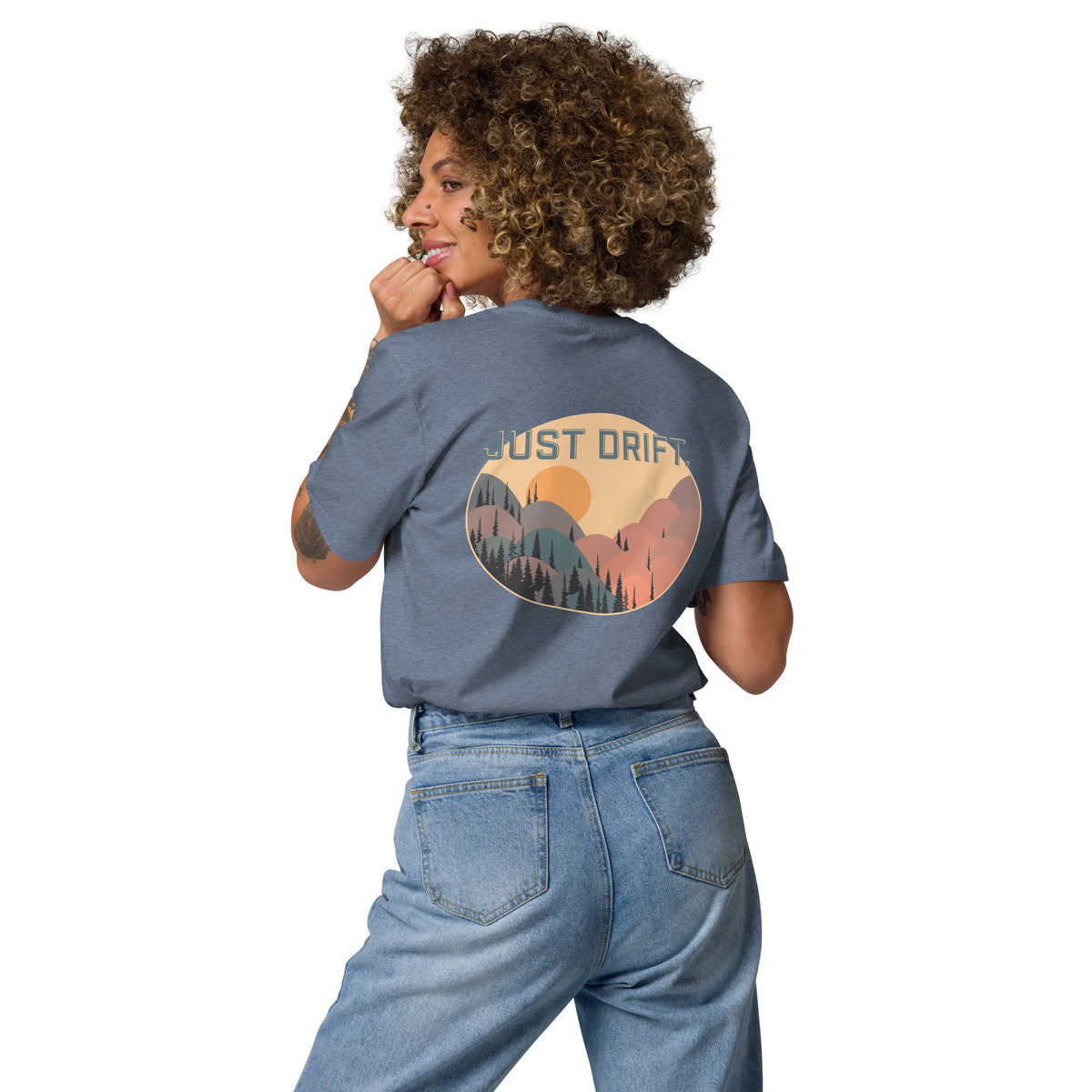 ANCHOR & CREW Just Drift. Seeker Organic Cotton T-Shirt