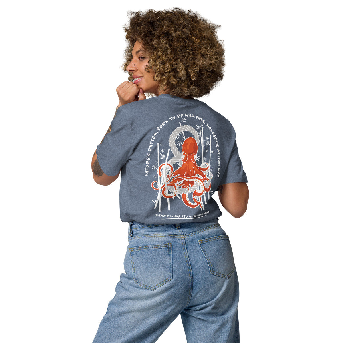 ANCHOR & CREW Octopus Another Good Day Organic Cotton T-Shirt