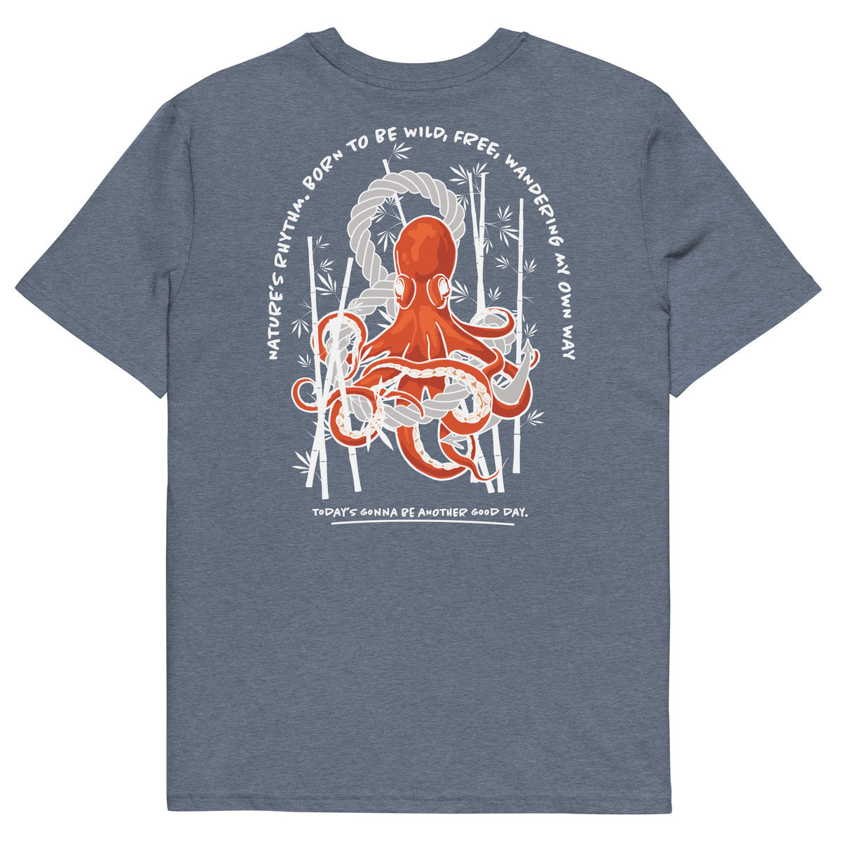 ANCHOR & CREW Octopus Another Good Day Organic Cotton T-Shirt