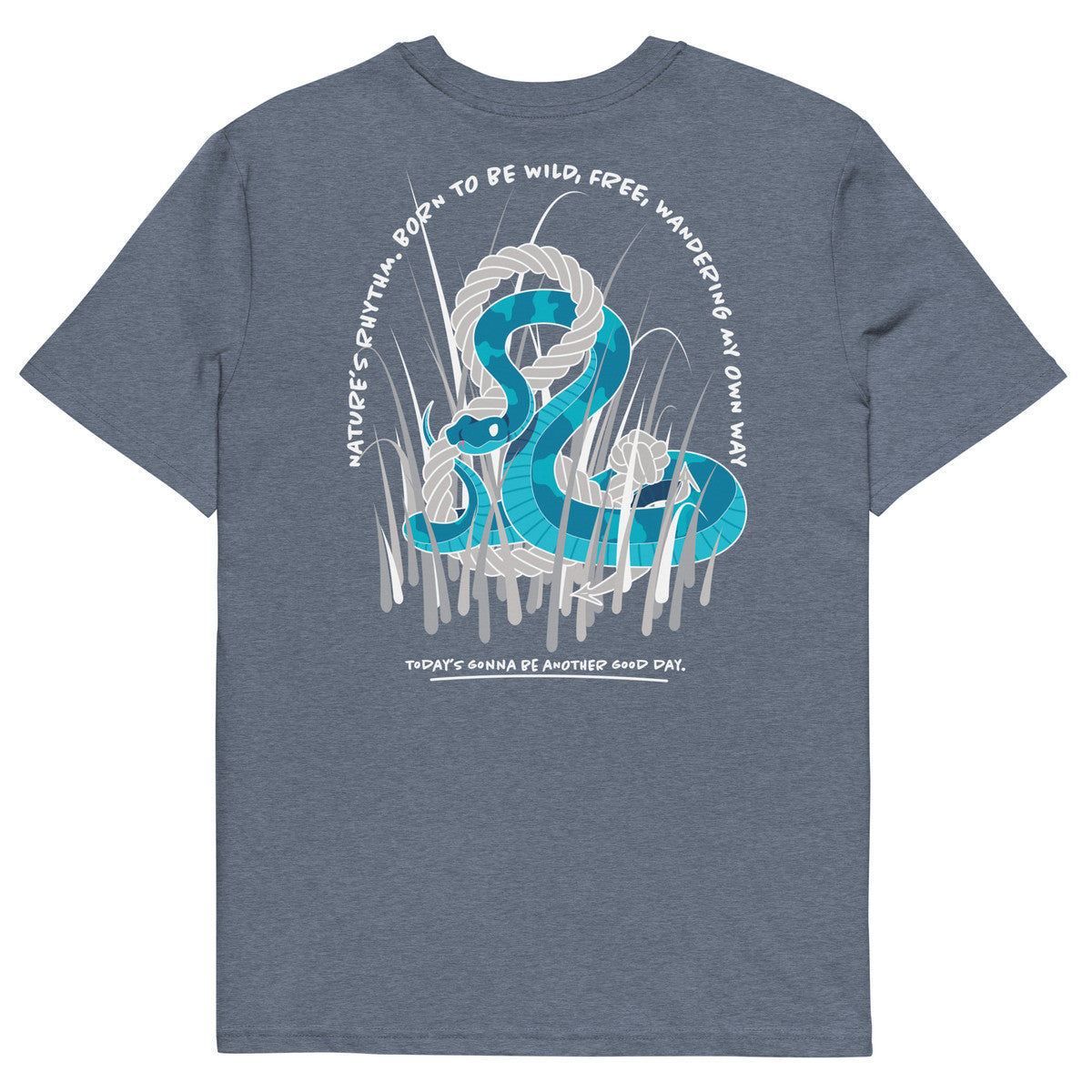 ANCHOR & CREW Snake Another Good Day Organic Cotton T-Shirt