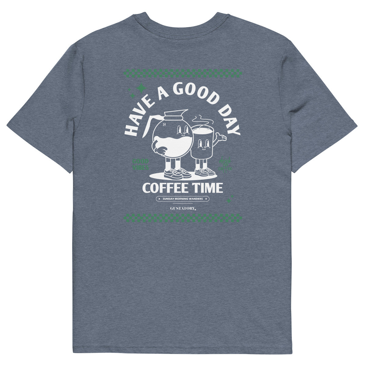 ANCHOR & CREW x GUSTATORY Have A Good Day Organic Cotton Embroidered T-Shirt