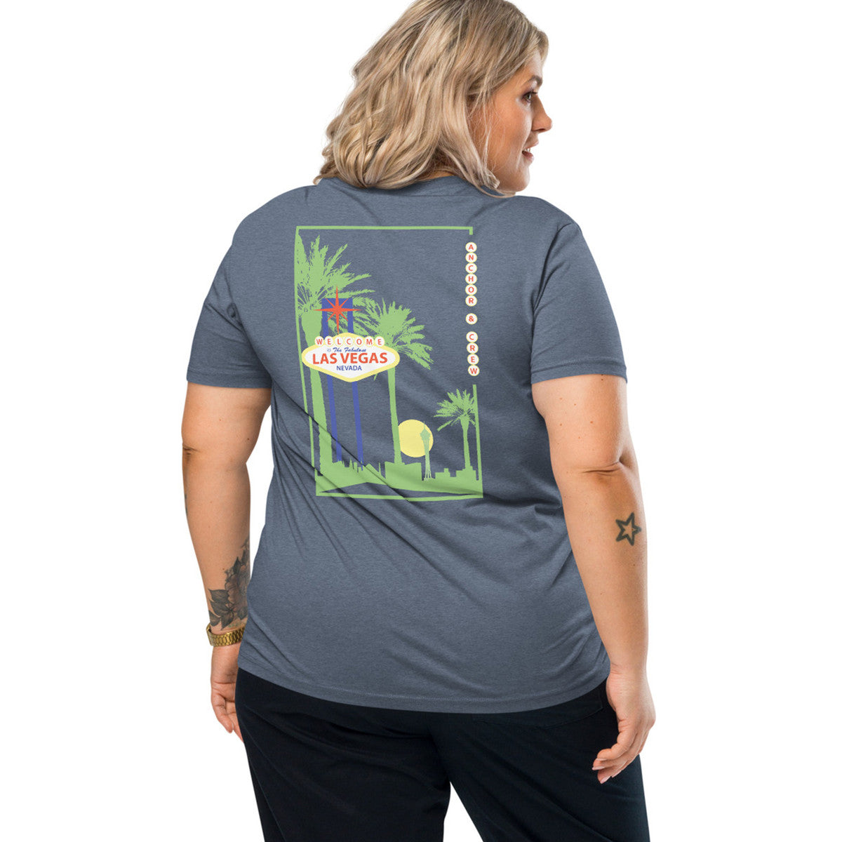 ANCHOR & CREW Las Vegas Landmark Organic Cotton T-Shirt