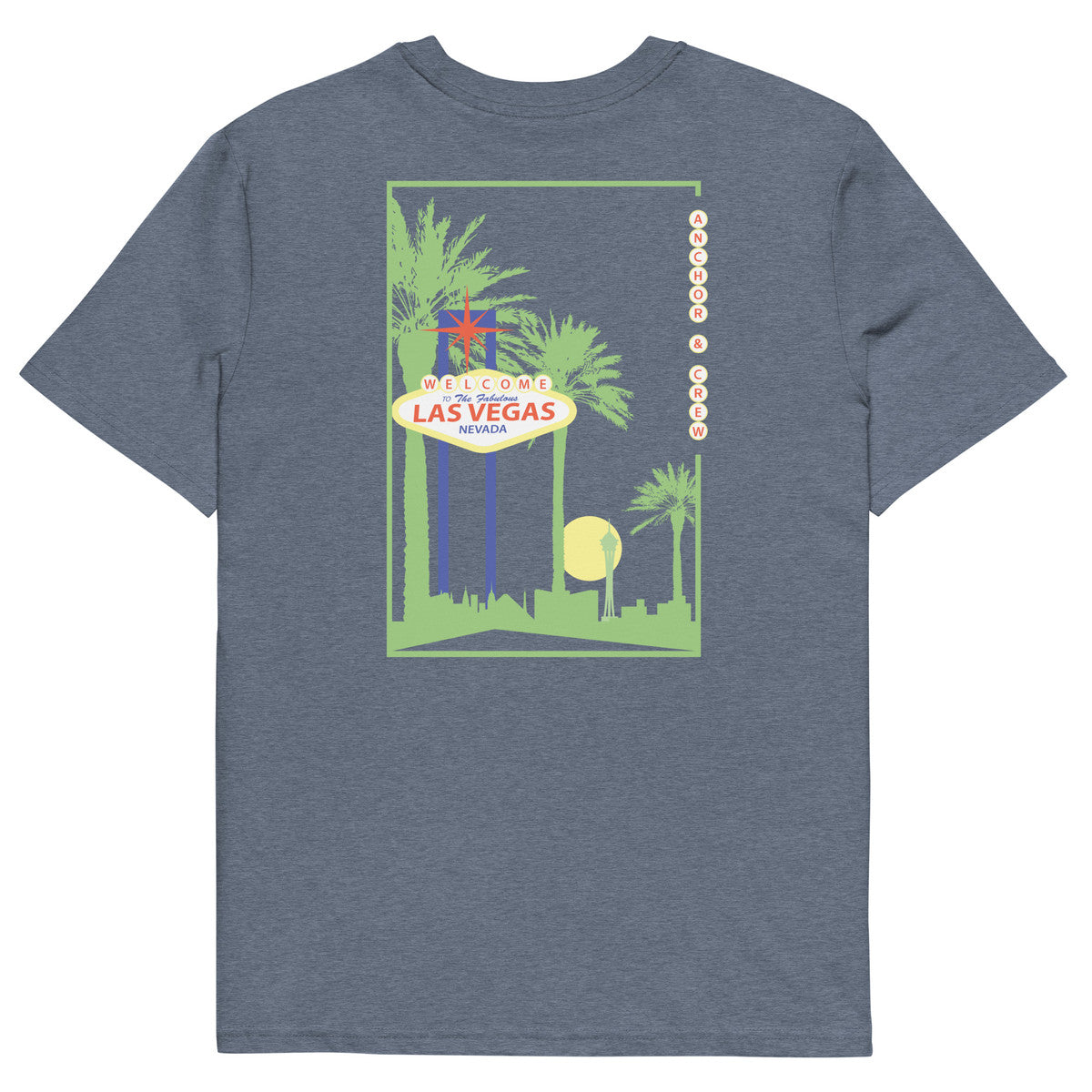 ANCHOR & CREW Las Vegas Landmark Organic Cotton T-Shirt