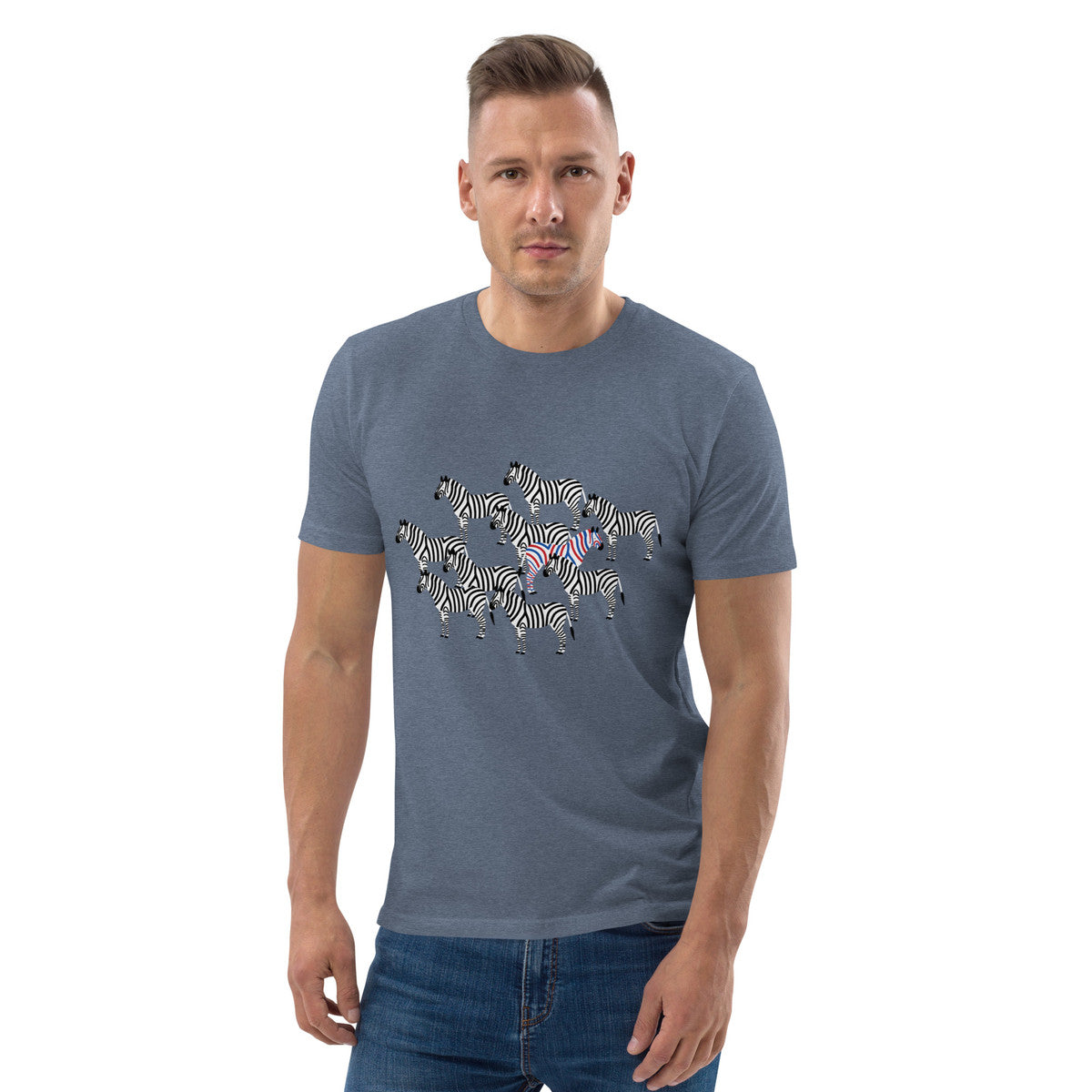 ANCHOR & CREW Zebra Wheres William? Organic Cotton T-Shirt