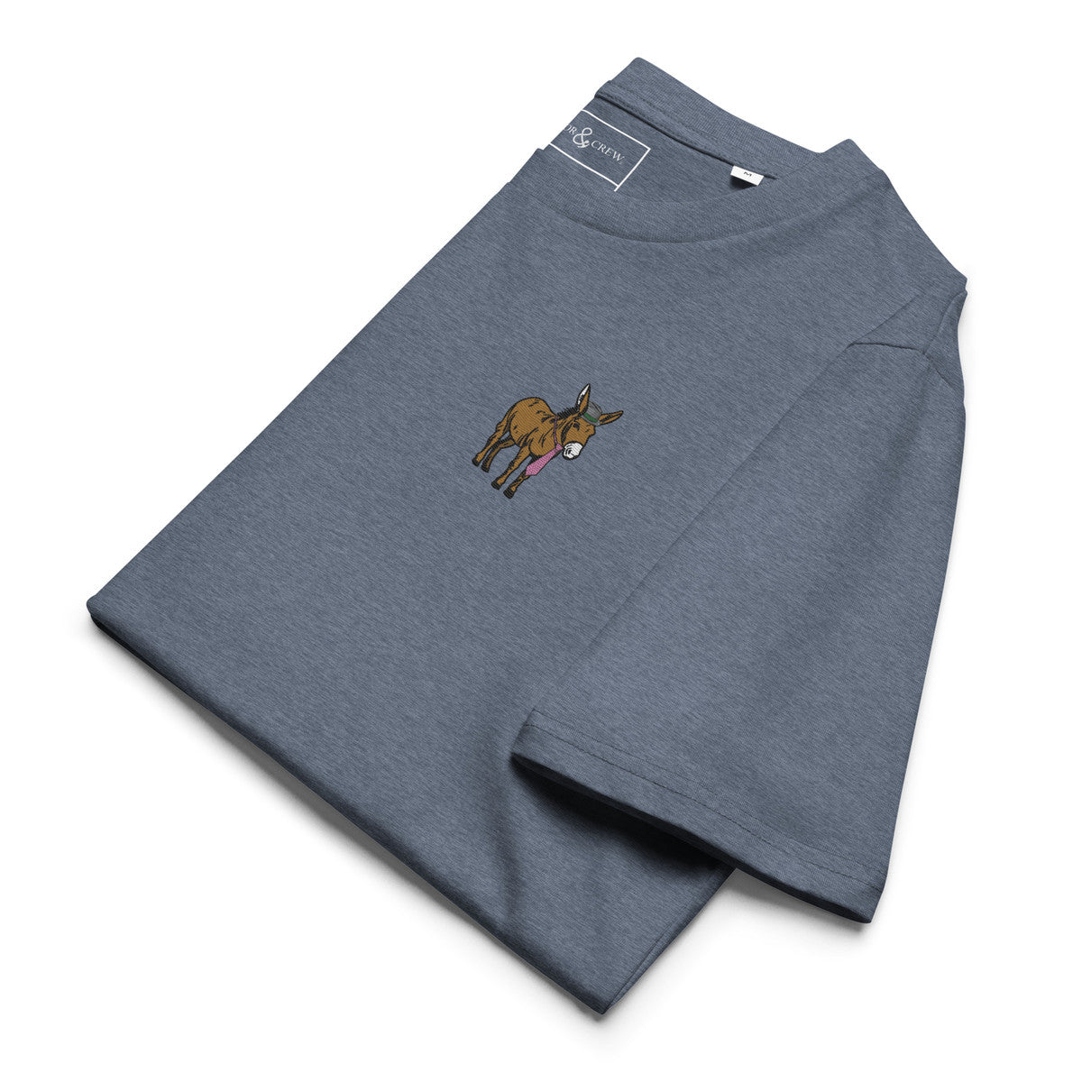 ANCHOR & CREW Smart Ass Actual Life Organic Cotton Embroidered T-Shirt