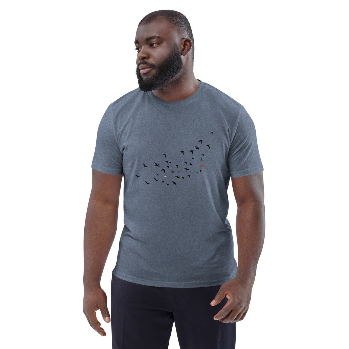 ANCHOR & CREW Birds Wheres William Going? Organic Cotton T-Shirt