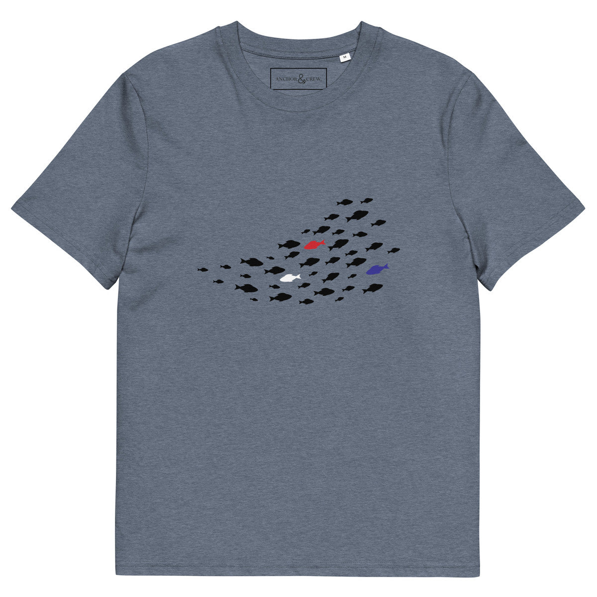 ANCHOR & CREW Fish Wheres William Going? Organic Cotton T-Shirt