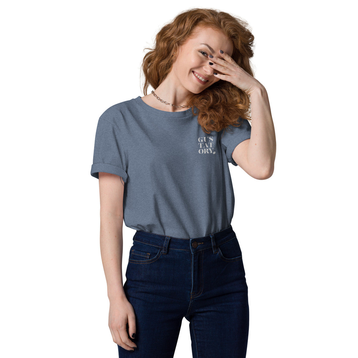 ANCHOR & CREW x GUSTATORY Barcelona Coffee Scene Organic Cotton Embroidered T-Shirt