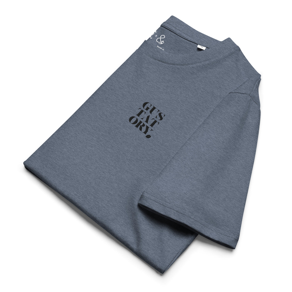 ANCHOR & CREW x GUSTATORY Melbourne Coffee Scene Organic Cotton Embroidered T-Shirt 