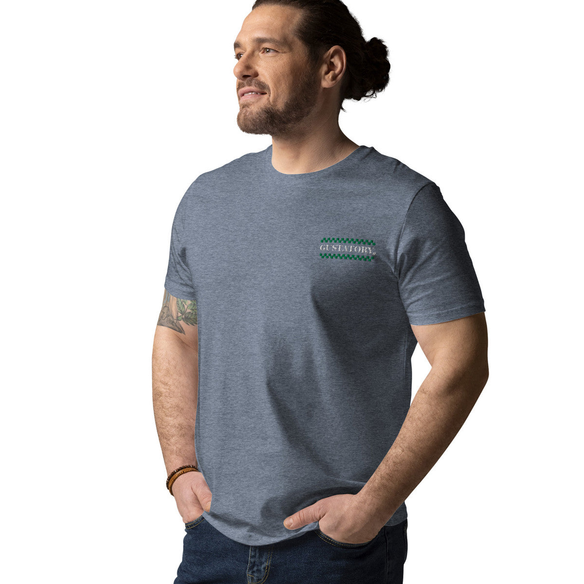 ANCHOR & CREW x GUSTATORY Have A Good Day Organic Cotton Embroidered T-Shirt