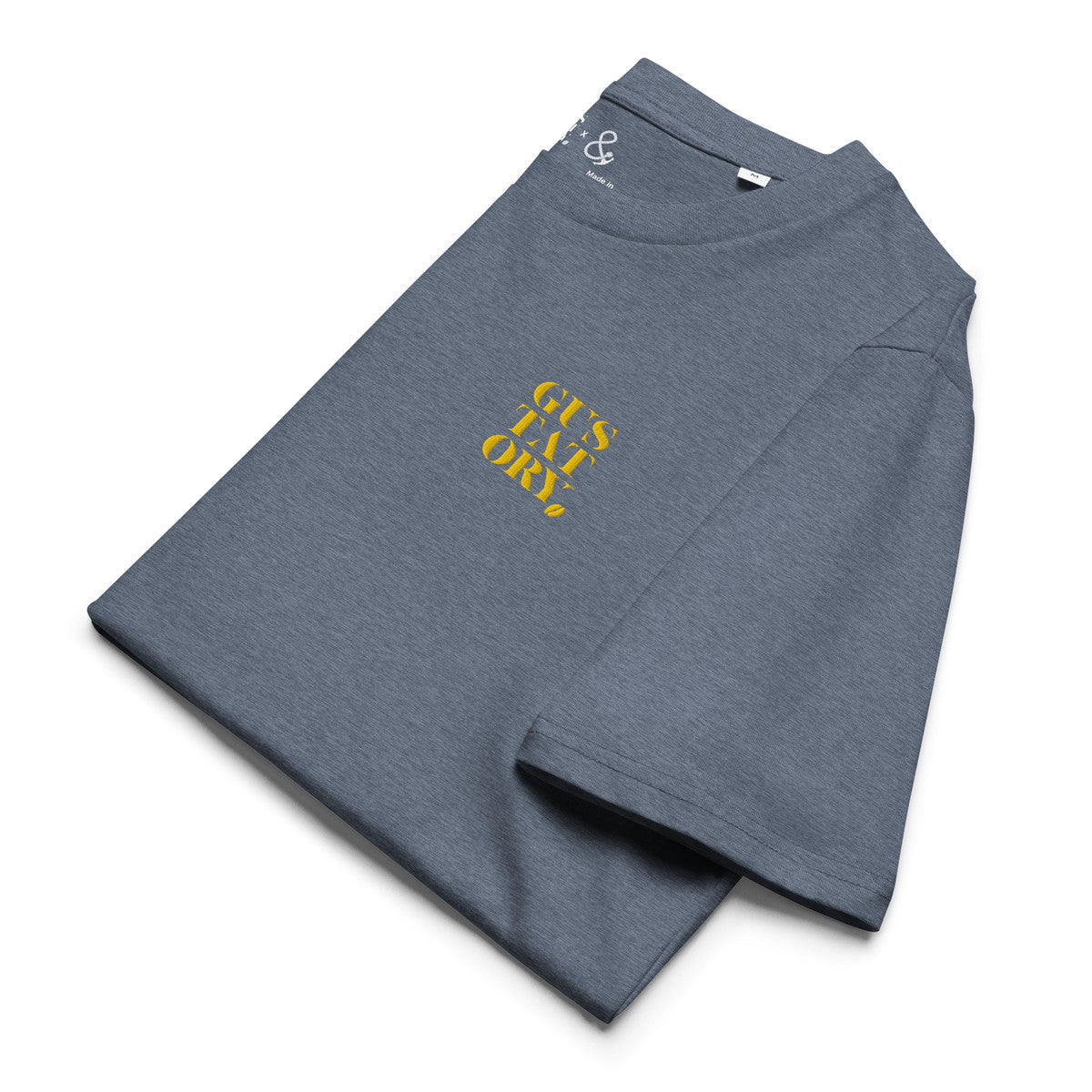 ANCHOR & CREW x GUSTATORY Coffee Over Bills Organic Cotton Embroidered T-Shirt 