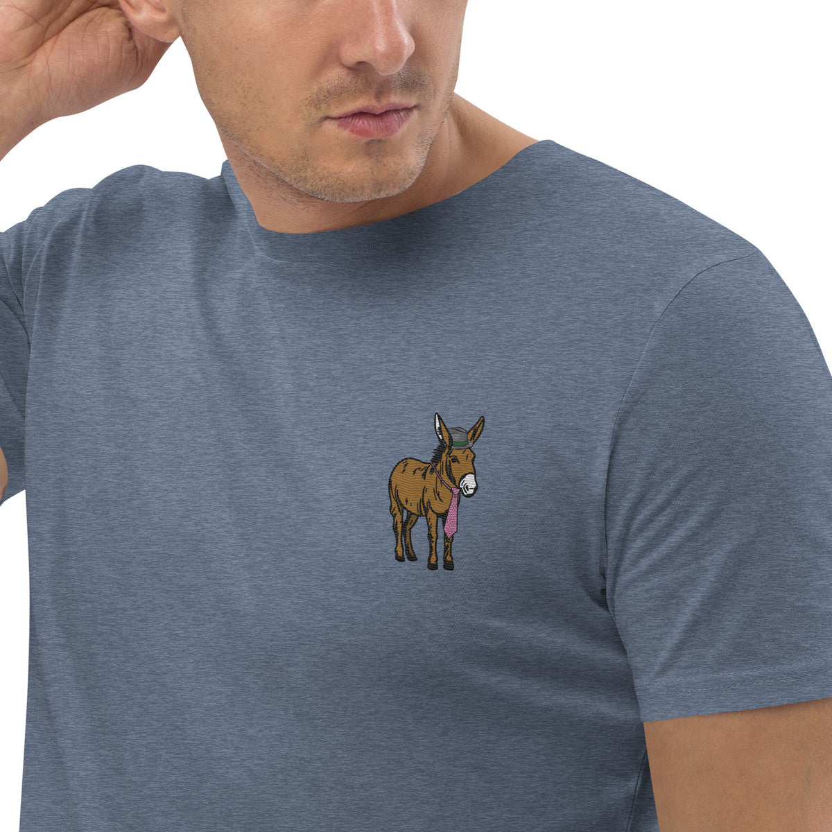 ANCHOR & CREW Smart Ass Actual Life Organic Cotton Embroidered T-Shirt