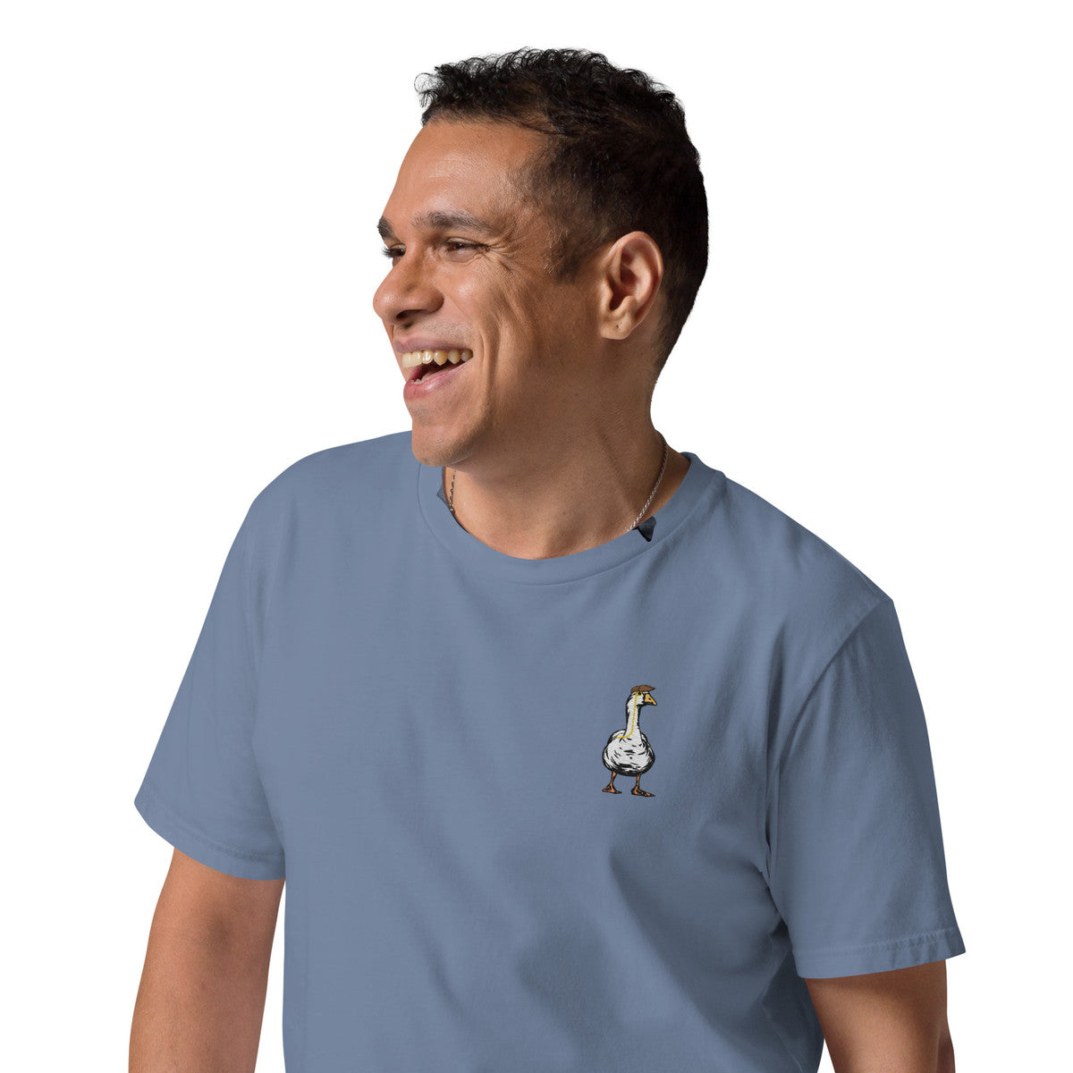 ANCHOR & CREW Dapper Duck Actual Life Organic Cotton Embroidered T-Shirt