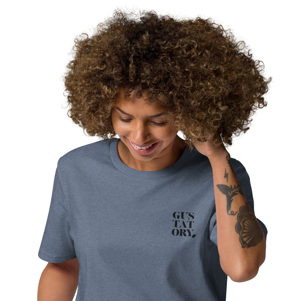 ANCHOR & CREW x GUSTATORY Melbourne Coffee Scene Organic Cotton Embroidered T-Shirt 