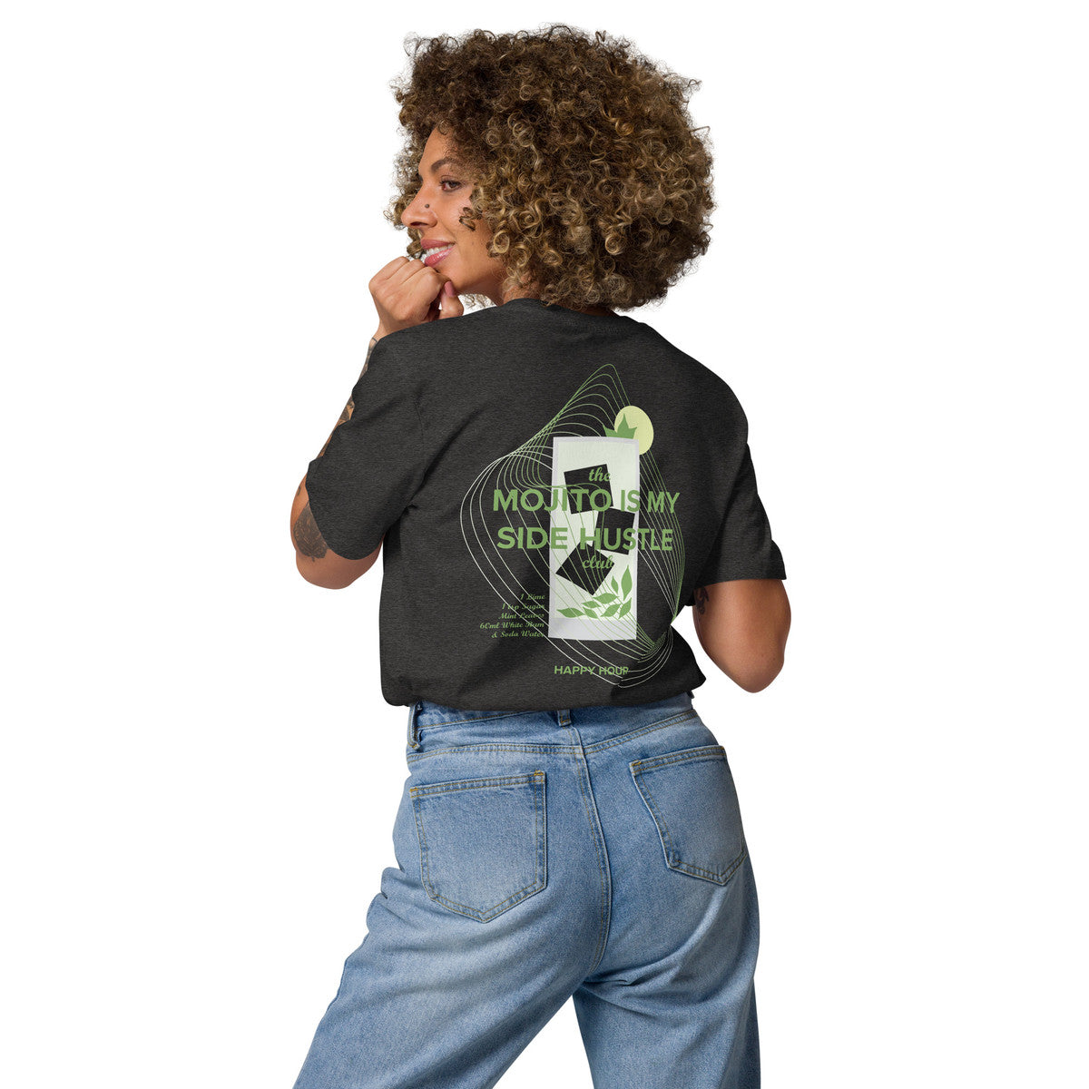 ANCHOR & CREW Mojito Is My Side Hustle Club Organic Cotton T-Shirt