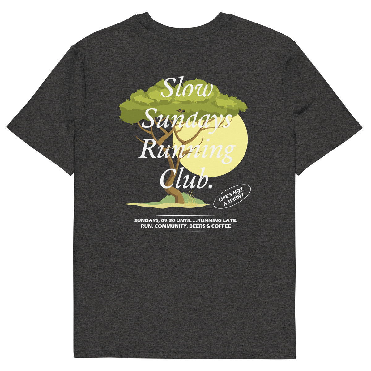 ANCHOR & CREW Savannah Slow Sundays Running Club Organic Cotton T-Shirt