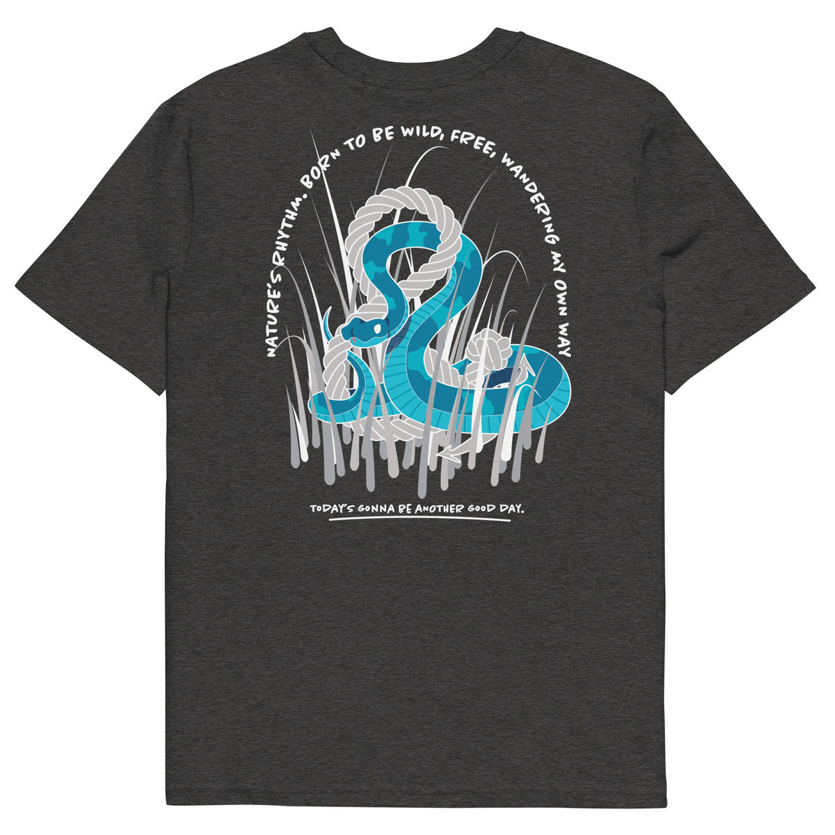 ANCHOR & CREW Snake Another Good Day Organic Cotton T-Shirt