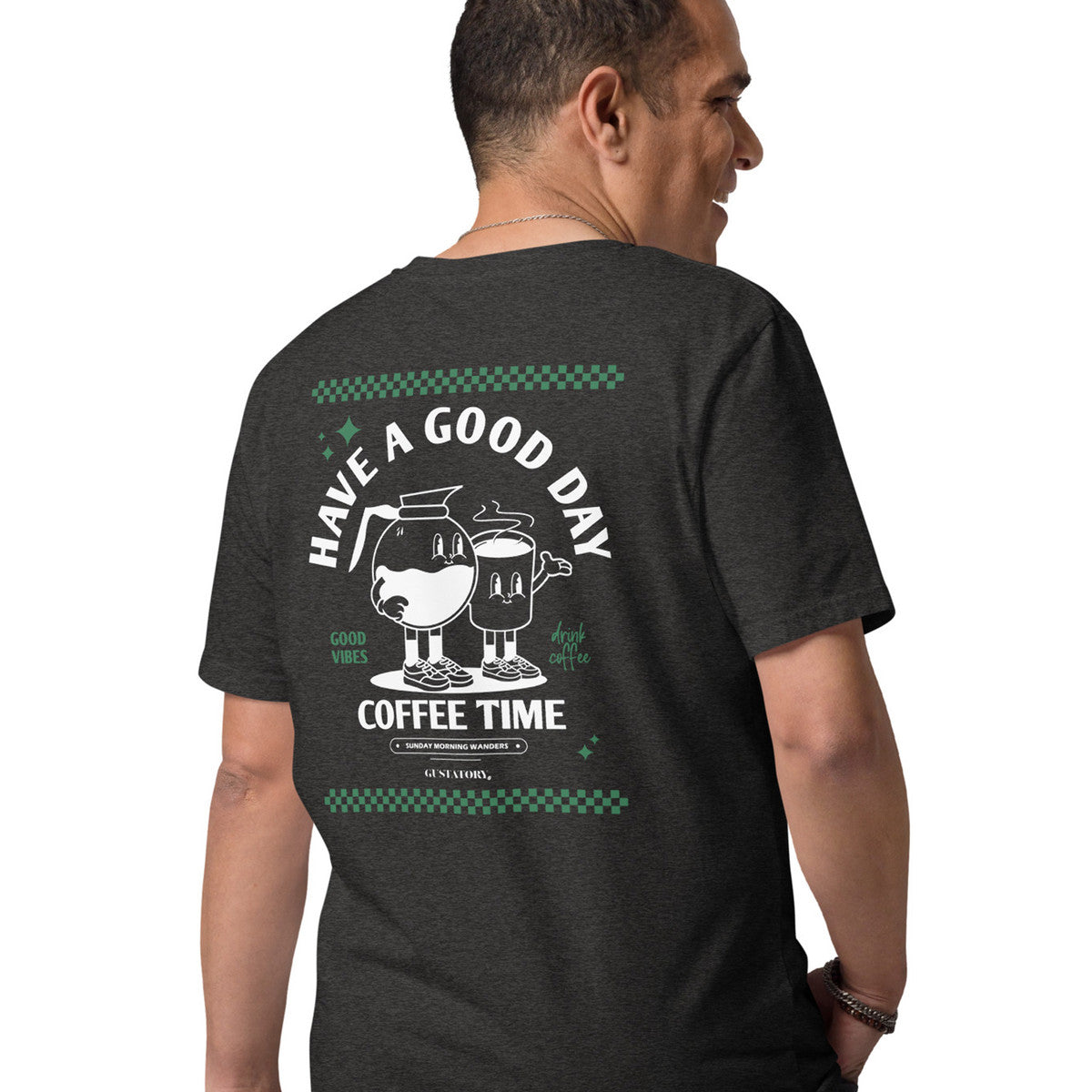 ANCHOR & CREW x GUSTATORY Have A Good Day Organic Cotton Embroidered T-Shirt