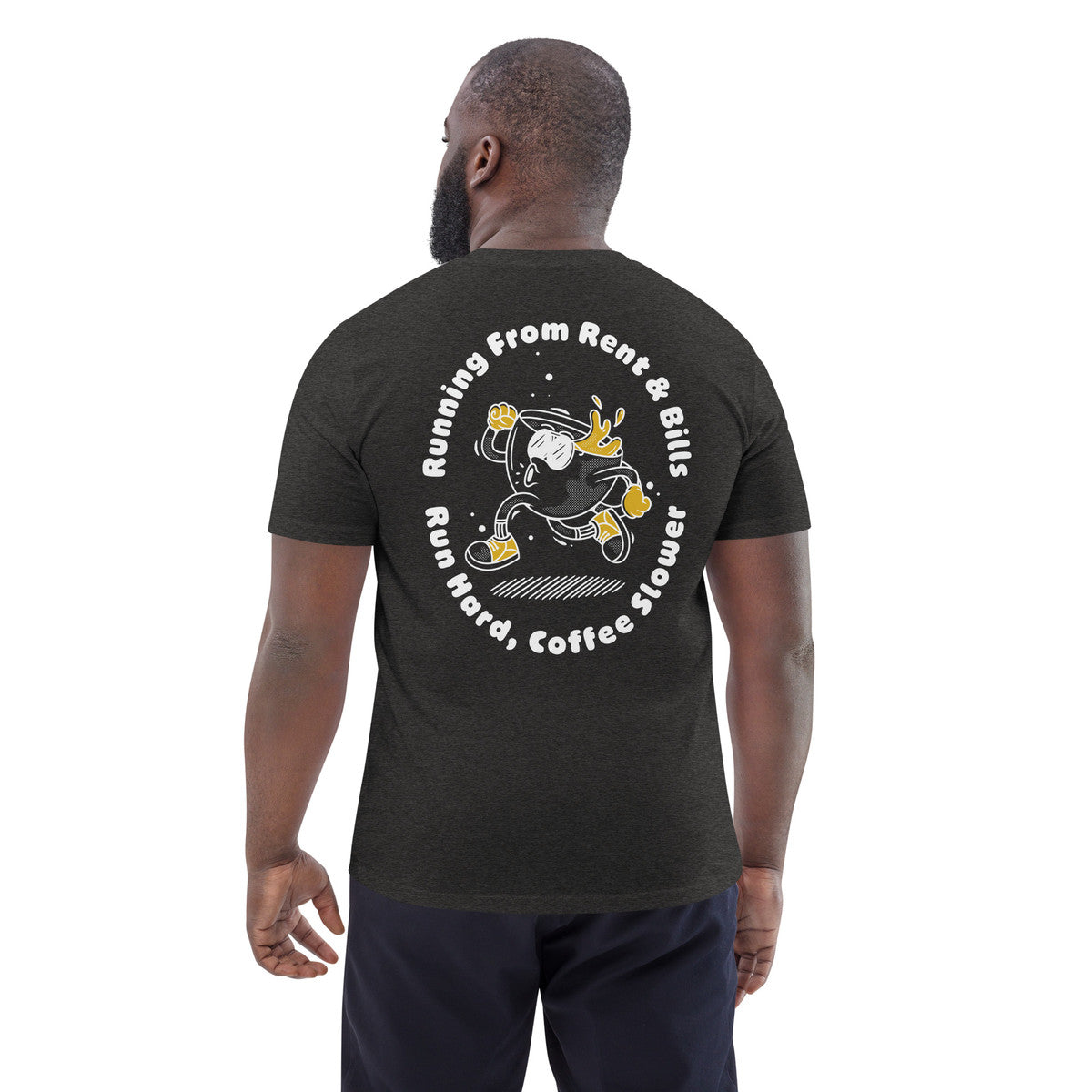 ANCHOR & CREW x GUSTATORY Coffee Over Bills Organic Cotton Embroidered T-Shirt 