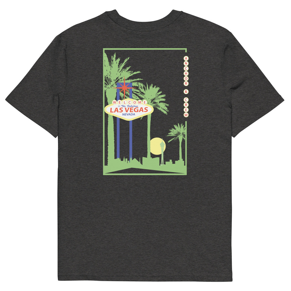 ANCHOR & CREW Las Vegas Landmark Organic Cotton T-Shirt