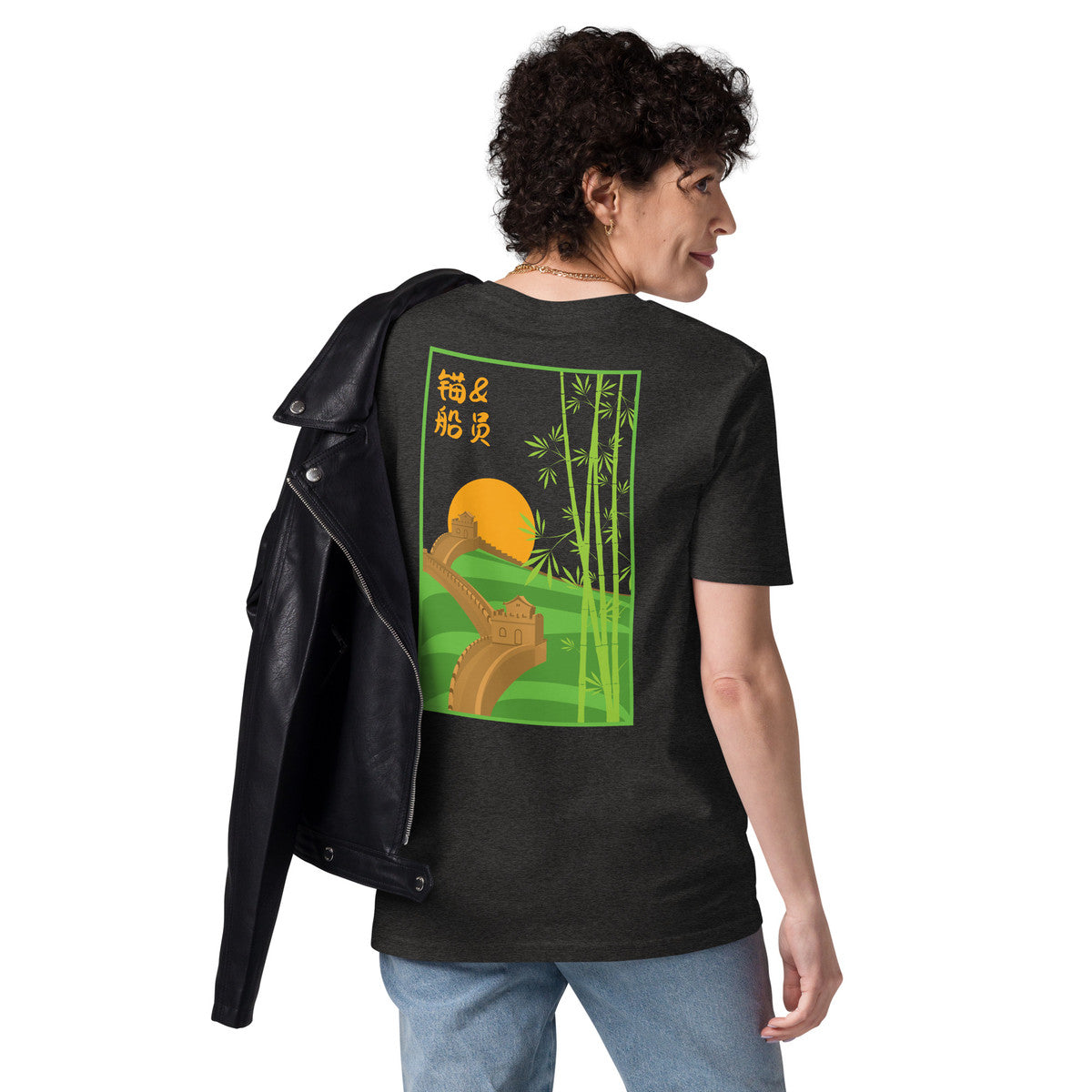 ANCHOR & CREW Great Wall of China Landmark Organic Cotton T-Shirt