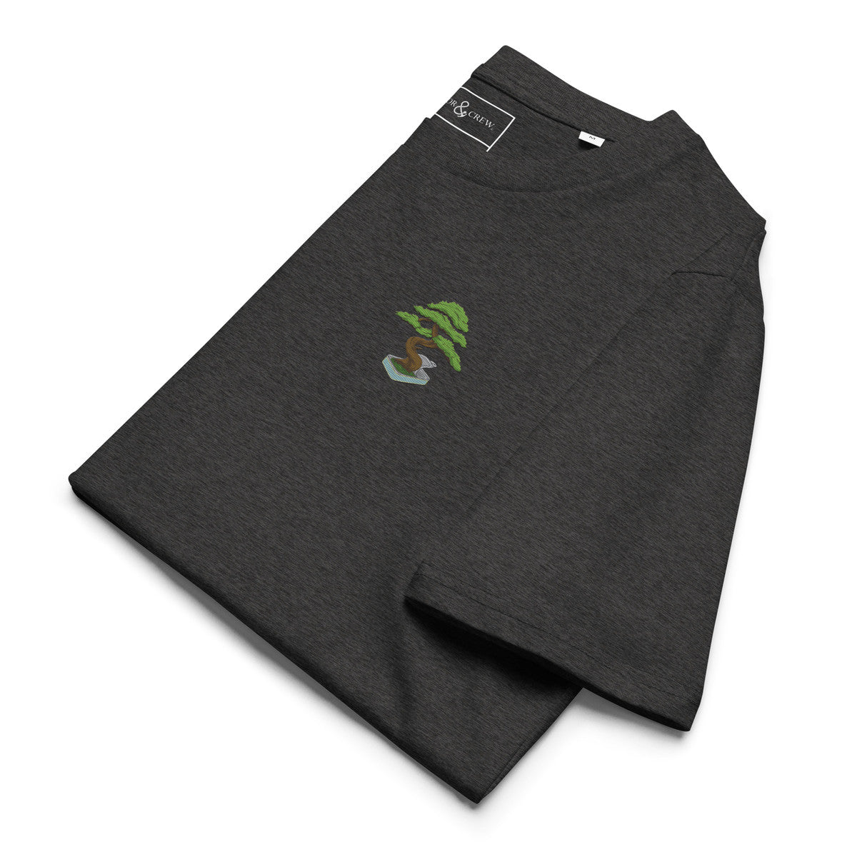 ANCHOR & CREW Bonsai Garden Dystopia Organic Cotton Embroidered T-Shirt
