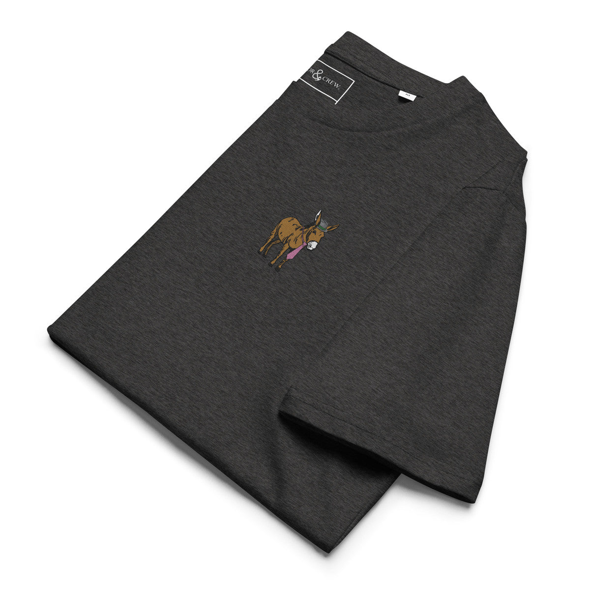 ANCHOR & CREW Smart Ass Actual Life Organic Cotton Embroidered T-Shirt