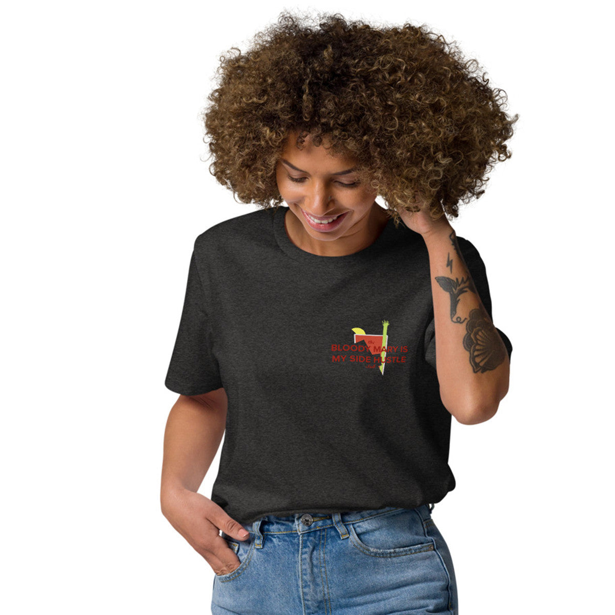 ANCHOR & CREW Bloody Mary Is My Side Hustle Club Organic Cotton T-Shirt