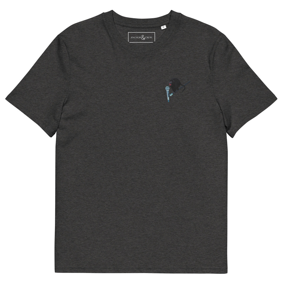 ANCHOR & CREW The Artist Monkey Organic Cotton Embroidered T-Shirt