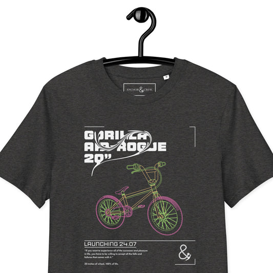 ANCHOR & CREW Gorilla Air-Rogue Bike Archives Organic Cotton T-Shirt