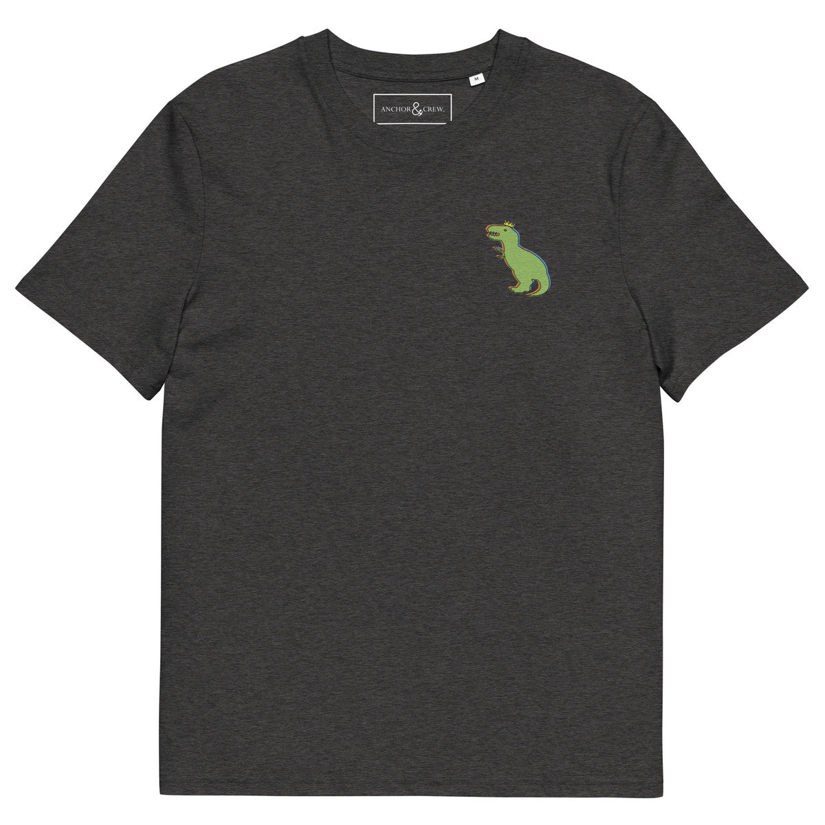 ANCHOR & CREW T-Rex Snap Dancin' In The Wild Organic Cotton Embroidered T-Shirt