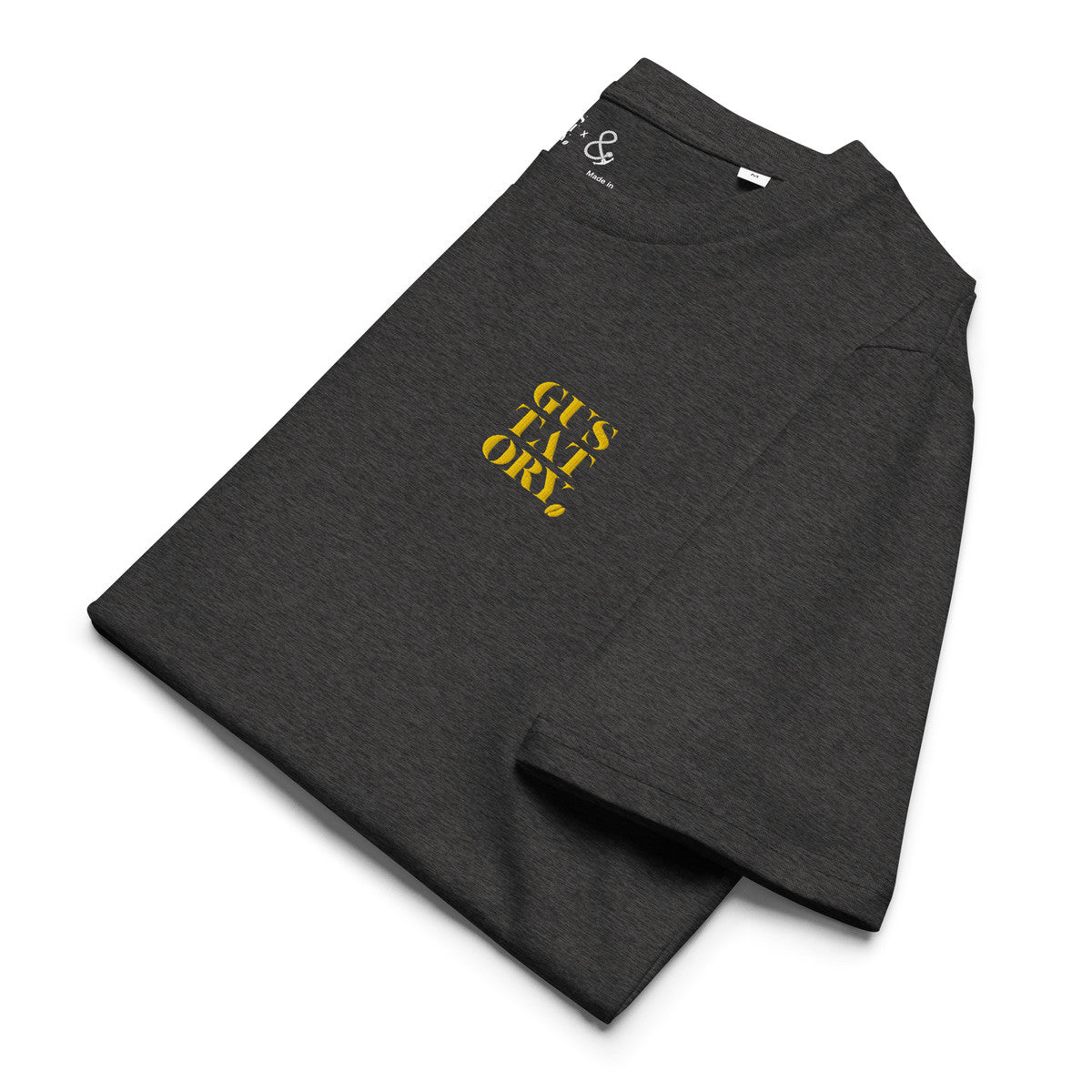 ANCHOR & CREW x GUSTATORY Coffee Over Bills Organic Cotton Embroidered T-Shirt 