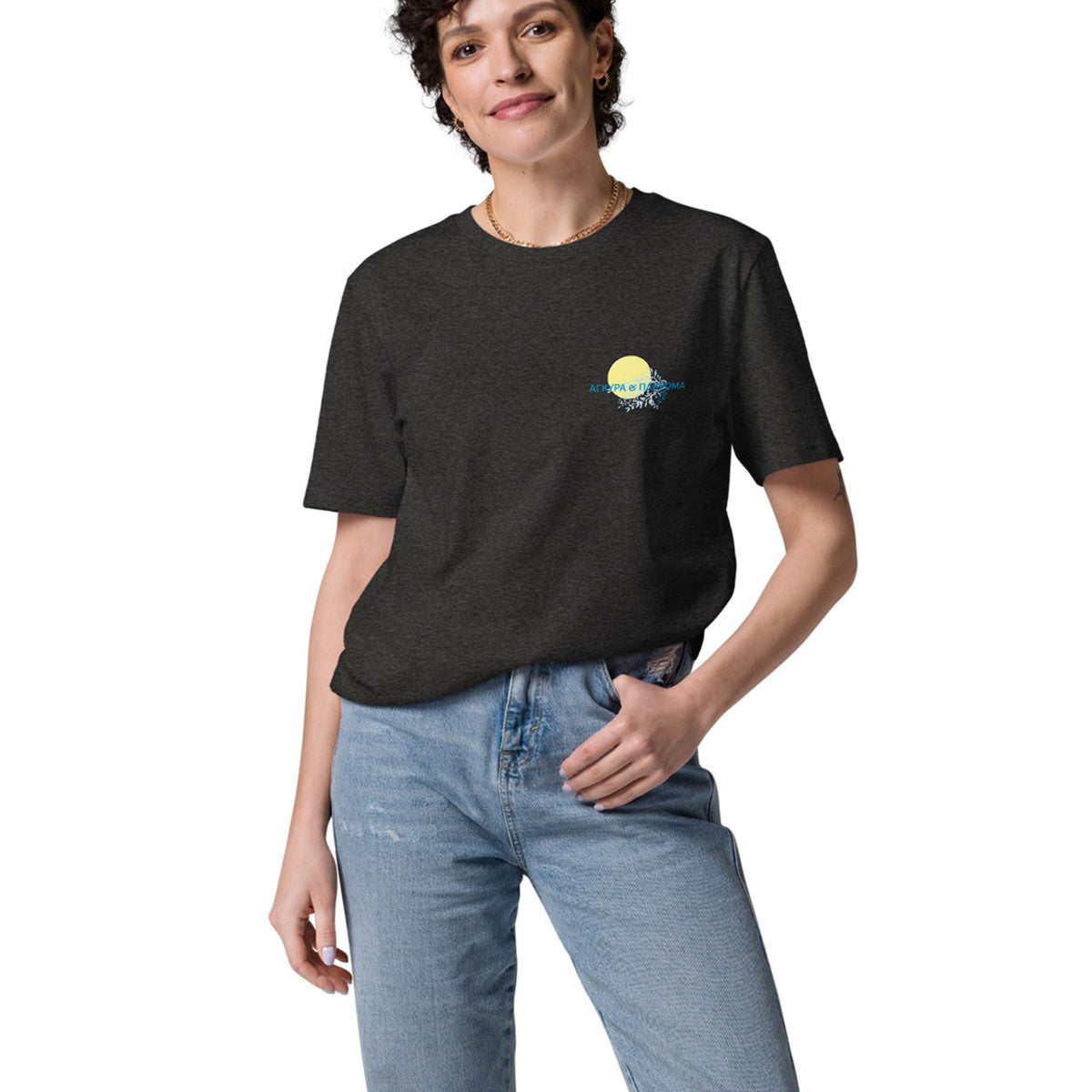 ANCHOR & CREW Santorini Landmark Organic Cotton T-Shirt