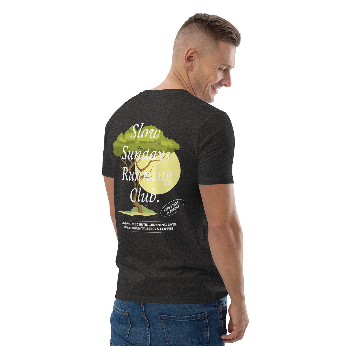 ANCHOR & CREW Savannah Slow Sundays Running Club Organic Cotton T-Shirt