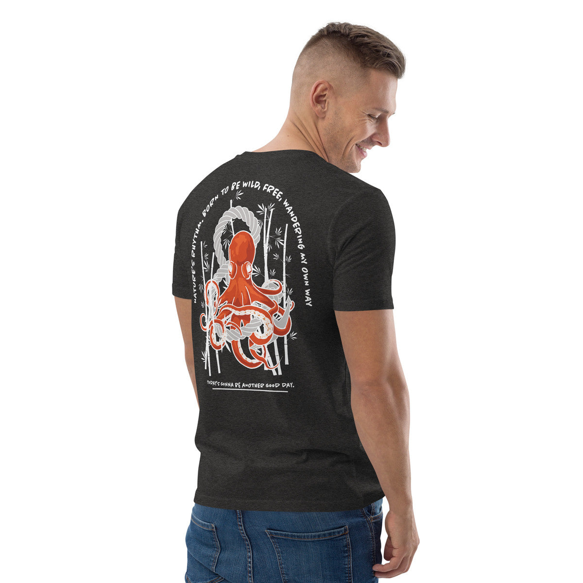 ANCHOR & CREW Octopus Another Good Day Organic Cotton T-Shirt