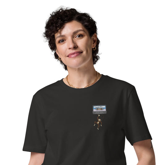 ANCHOR & CREW The Cassette Monkey Organic Cotton Embroidered T-Shirt