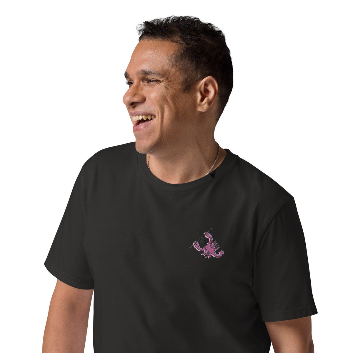 ANCHOR & CREW Scorpion Knitter In The Wild Organic Cotton Embroidered T-Shirt