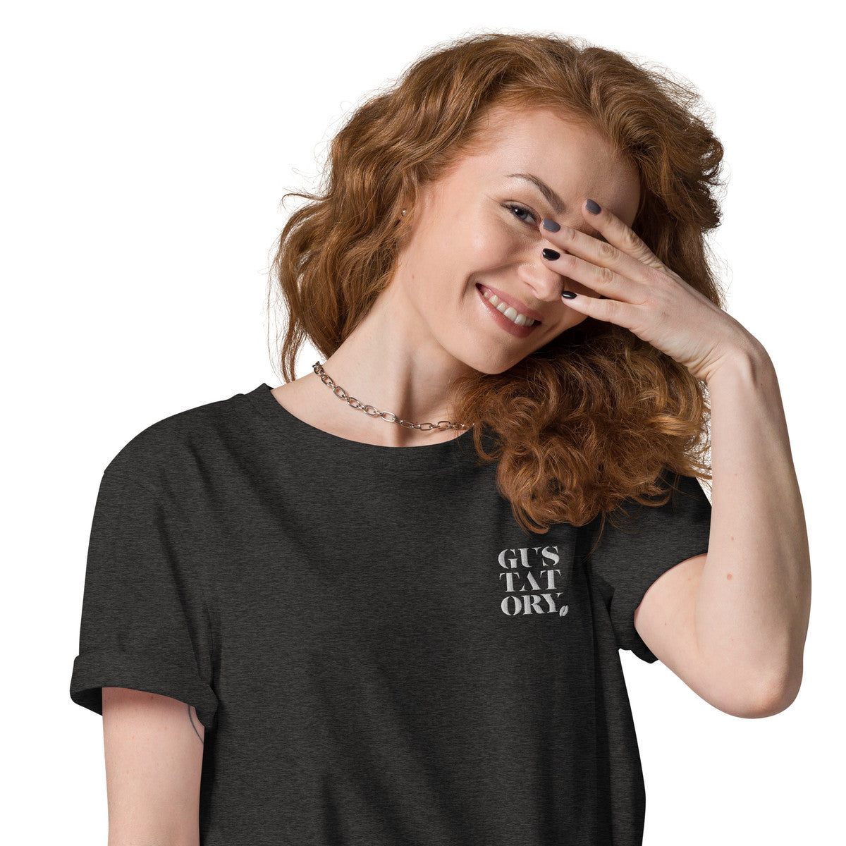 ANCHOR & CREW  GUSTATORY x Berlin Coffee Scene Organic Cotton Embroidered T-Shirt