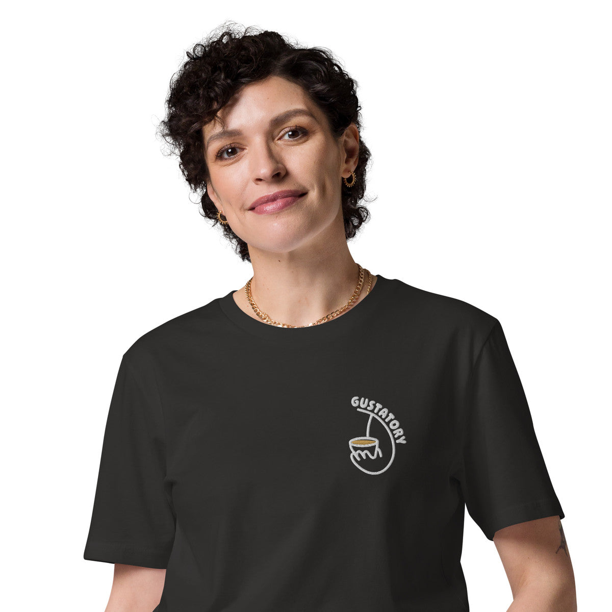 ANCHOR & CREW x GUSTATORY Coffee Alchemist Organic Cotton Embroidered T-Shirt