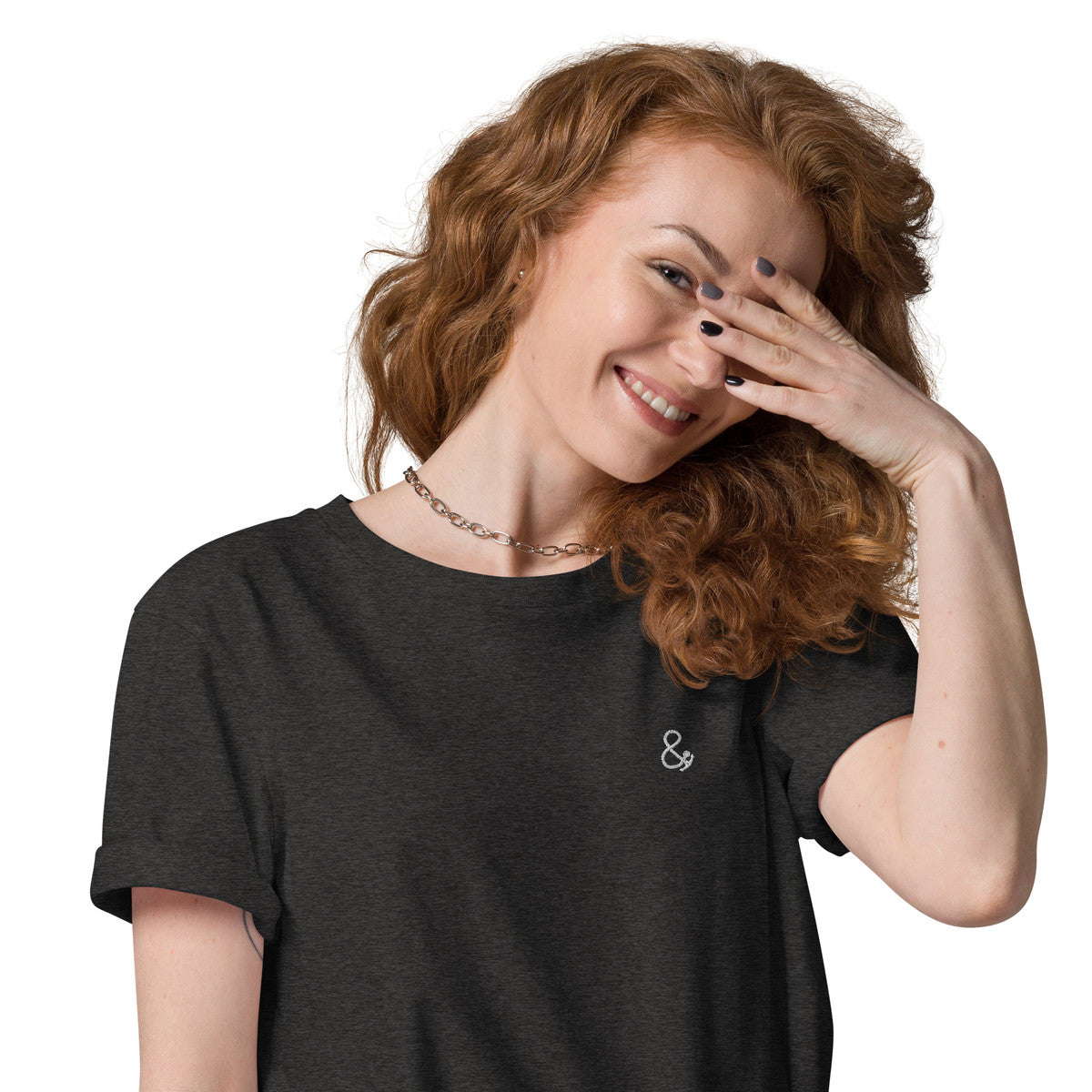 ANCHOR & CREW Ampersand Signature Organic Cotton Embroidered T-Shirt