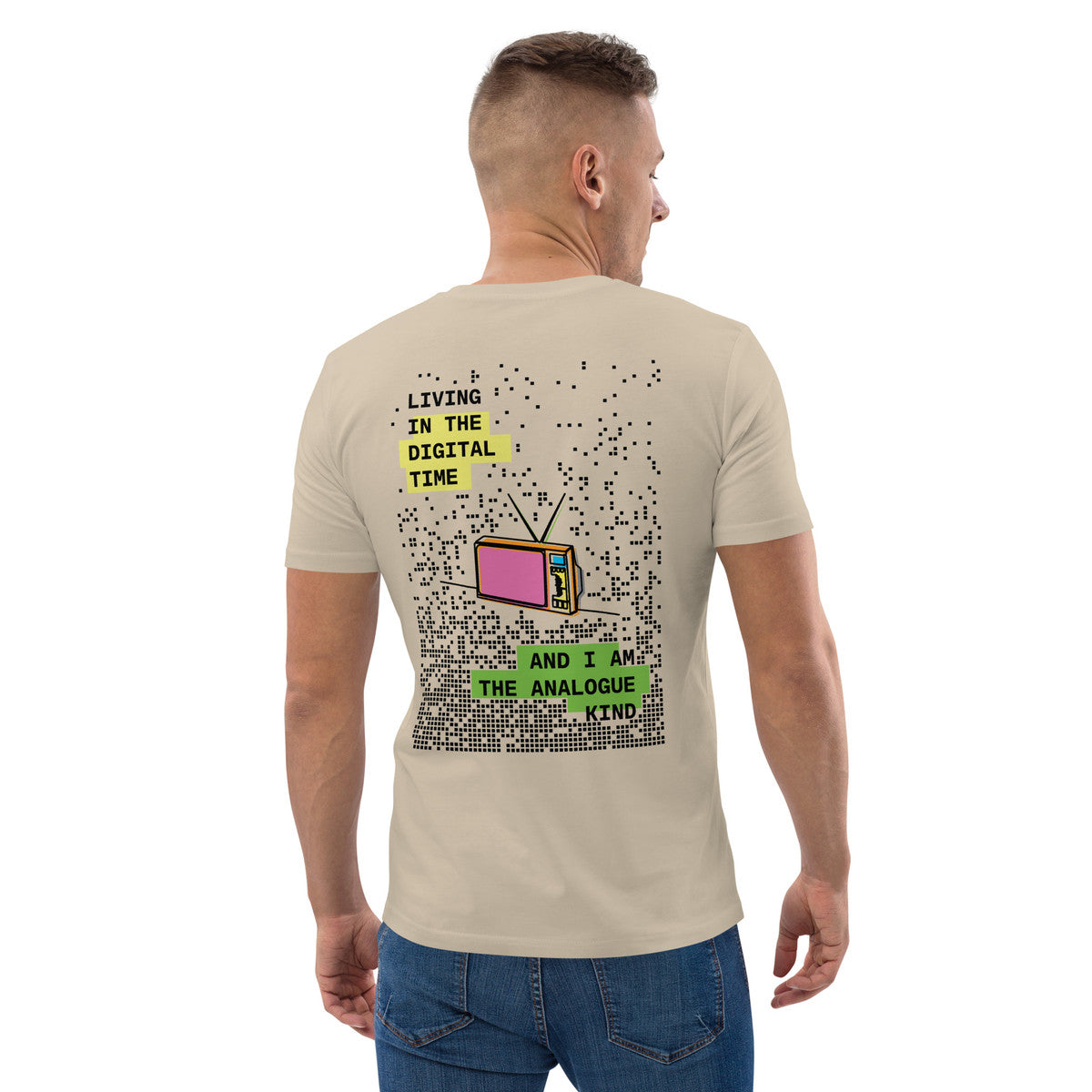 ANCHOR & CREW Tele Digital Time vs. Analogue Kind Organic Cotton T-Shirt