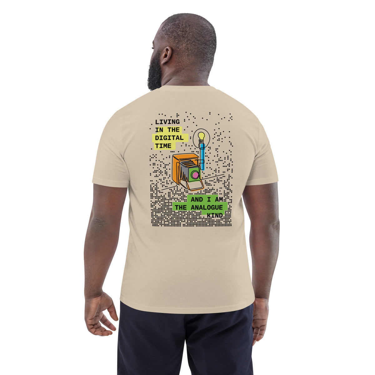 ANCHOR & CREW Camera Digital Time x Analogue Kind Organic Cotton T-Shirt