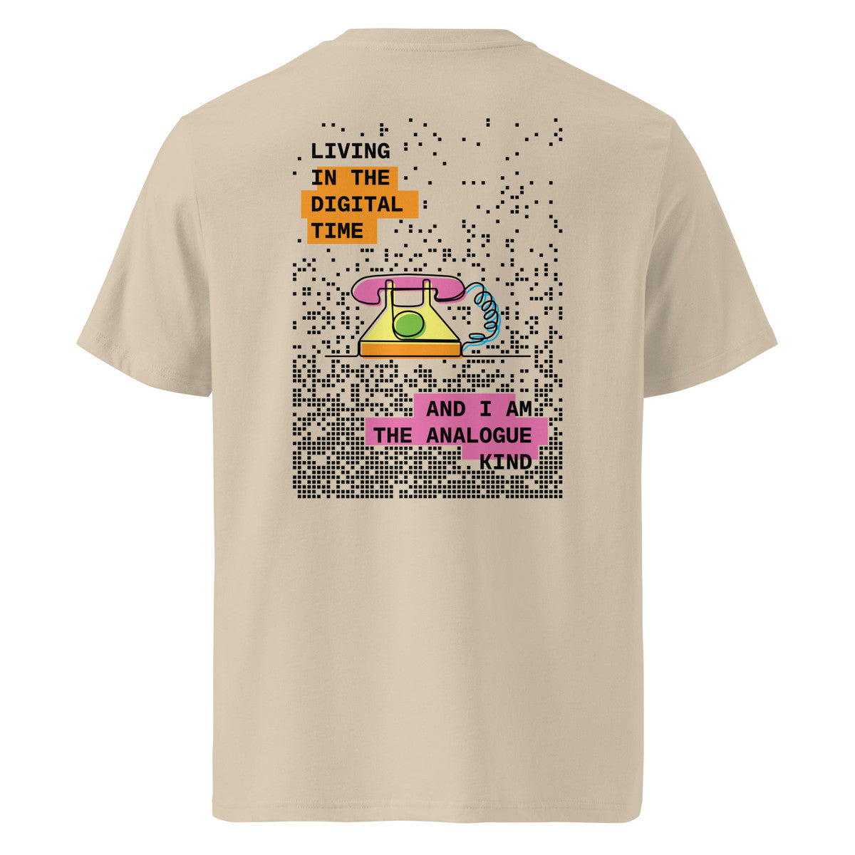 ANCHOR & CREW Phone Digital Time x Analogue Kind Organic Cotton T-Shirt